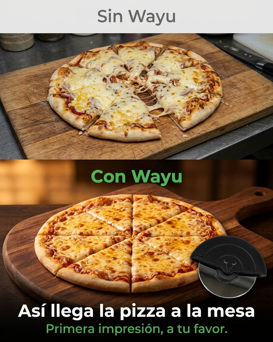 Cortador Pizza Rueda Profesional Wayu Corta Pizza Masa Cocina Bbq