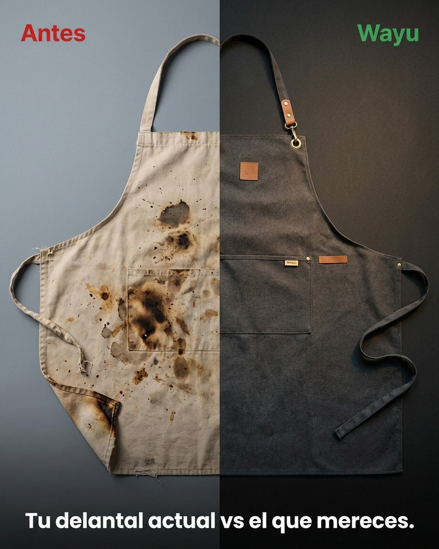 Delantal Parrillero Wayu Pechera Cocina