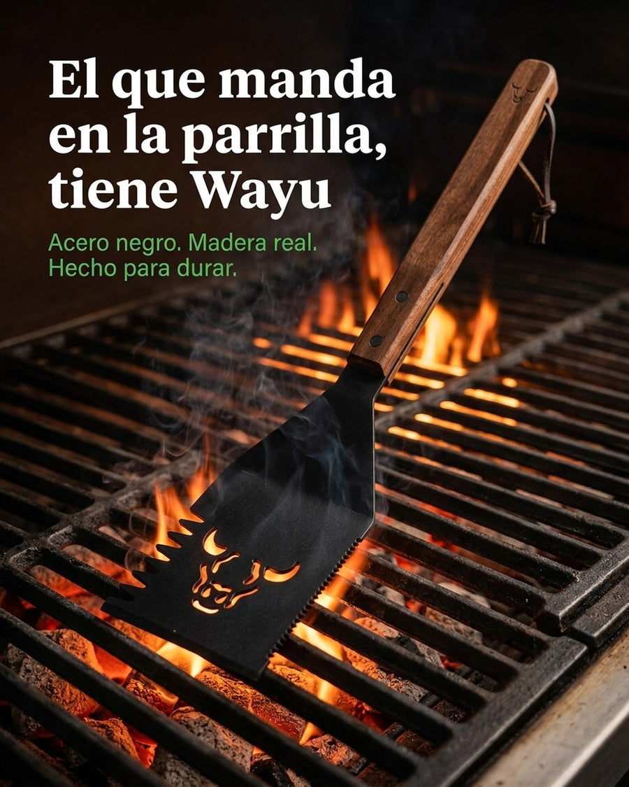 Espátula Wayu Asado Parrilla Bbq Barbacoa Cocina Quincho