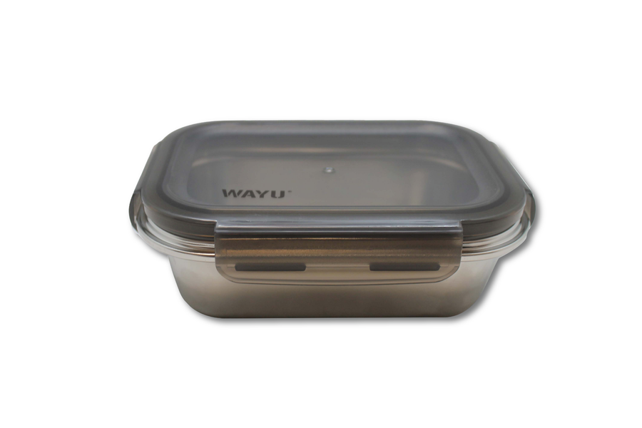 Contenedor Hermético Wayu Acero Microsafe 650ml Premium