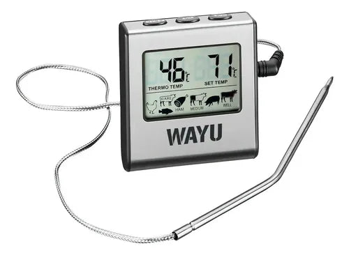 Termómetro Digital Para Carnes Wayu Asado Parrilla Ahumado