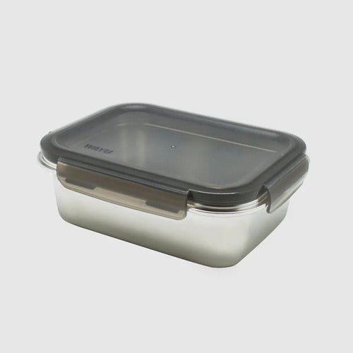 Contenedor Hermético Wayu Acero Microsafe 1.3 Lt Premium