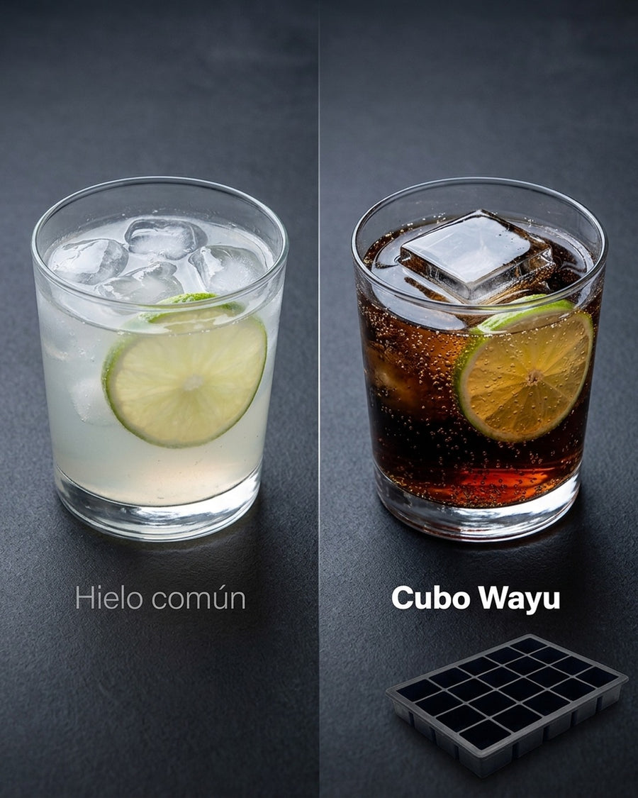 Cubetera 15 Cubos De Hielo Wayu Hielo Grande Premium Tragos