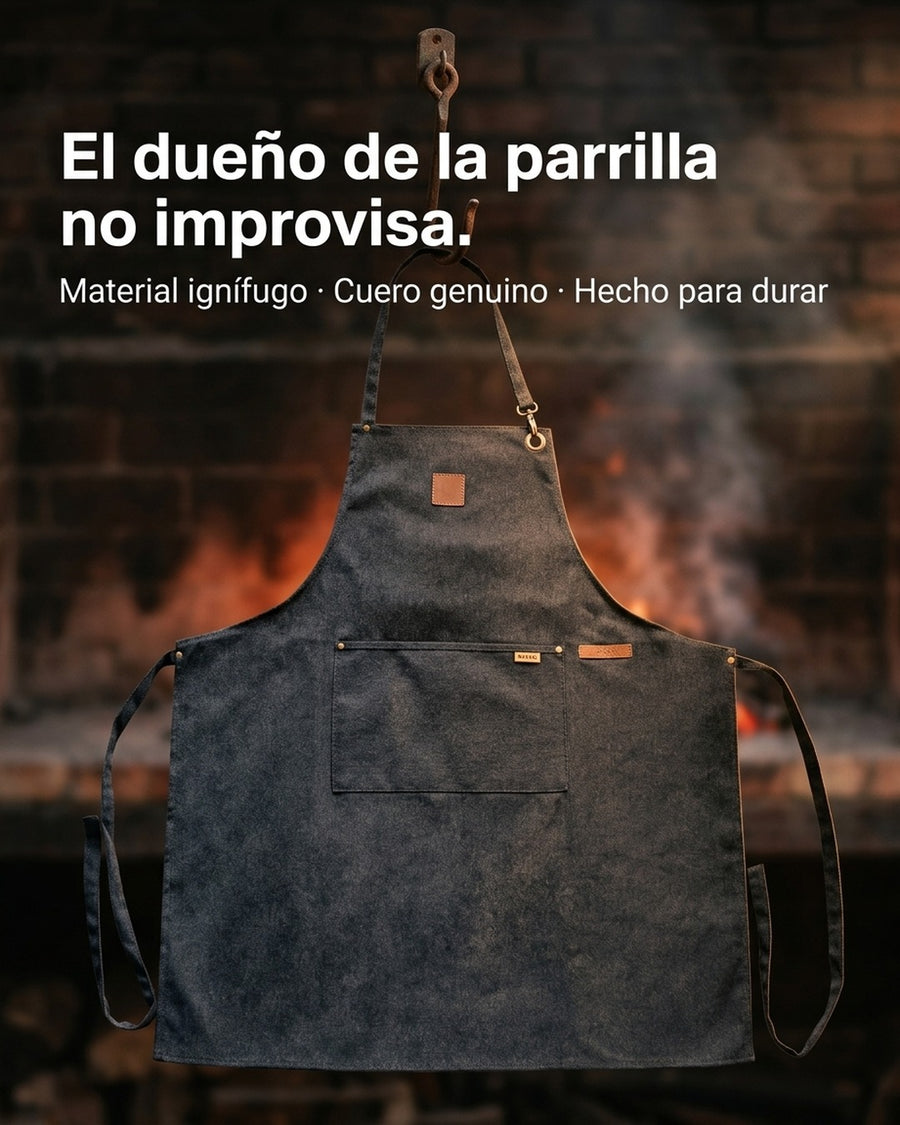 Delantal Parrillero Wayu Pechera Cocina