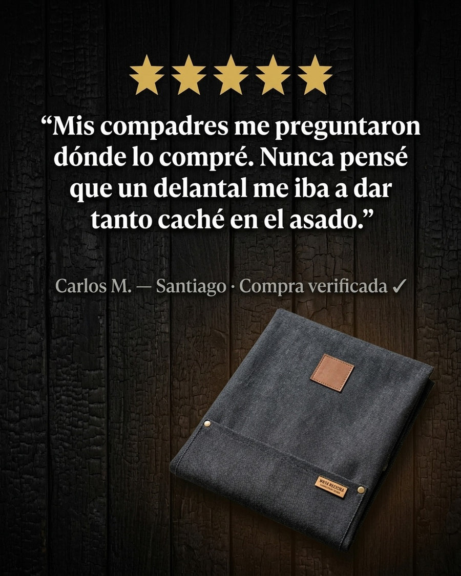 Delantal Parrillero Wayu Pechera Cocina