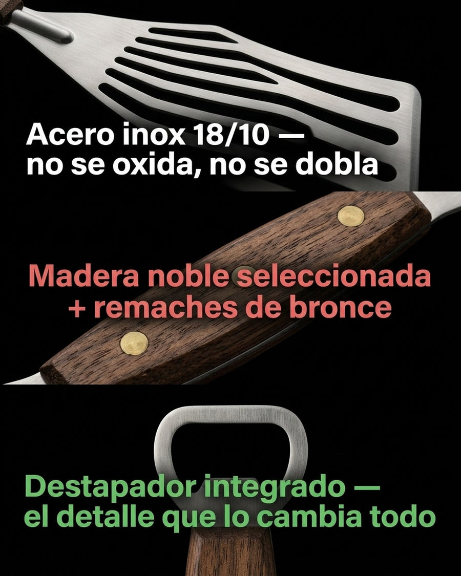 Espátula Pescado Y Verduras Kangkawe Cocina Premium