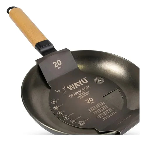 Sarten Hierro Fundido 20cm Wayu Fierro Profesional Cocina