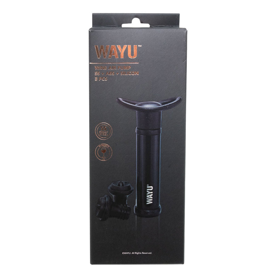 Set Sellador Bomba Vacio Vino Extractor Aire Wayu Premium