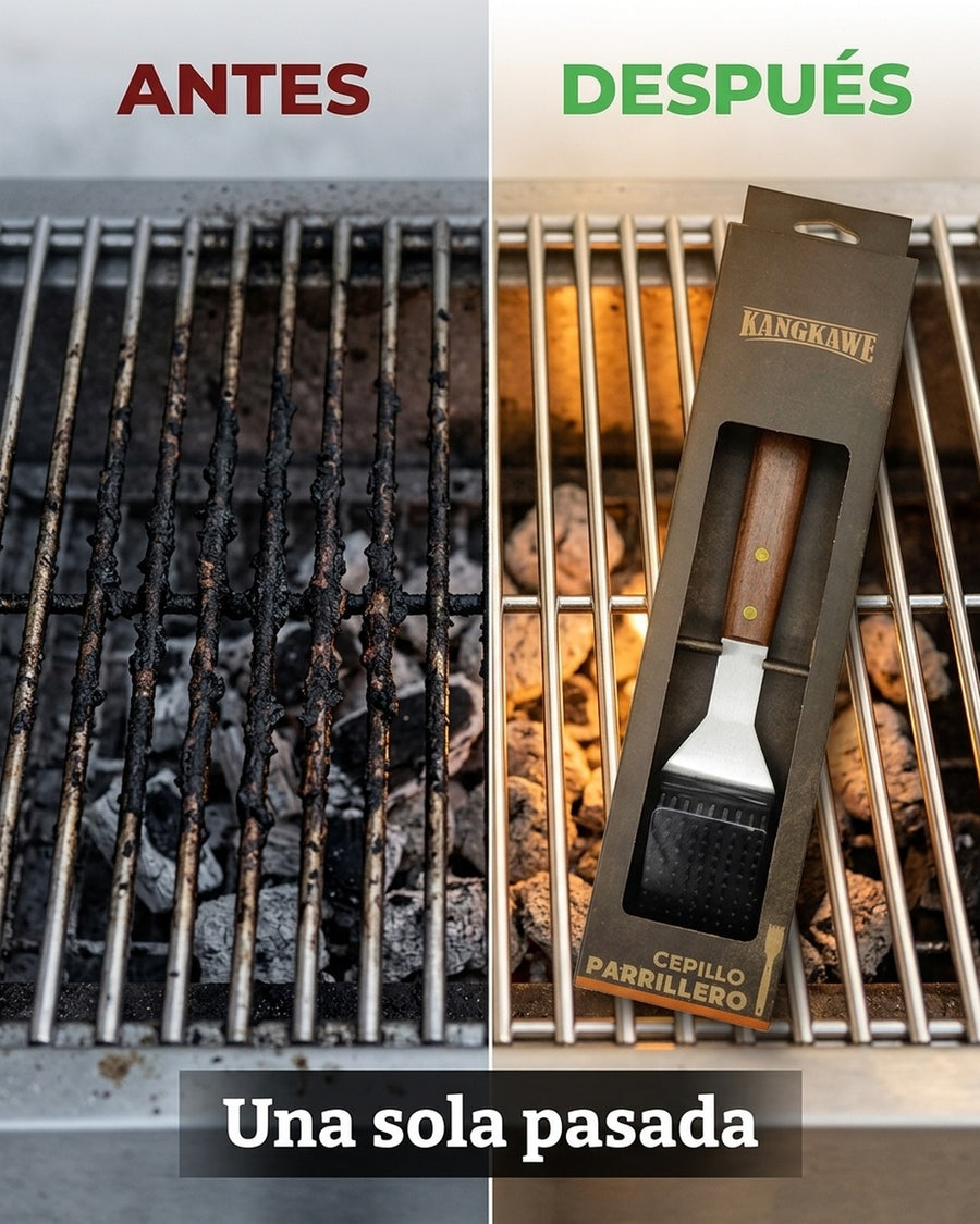 Cepillo Limpia Parrilla Kangkawe Xl Limpiador De Asado