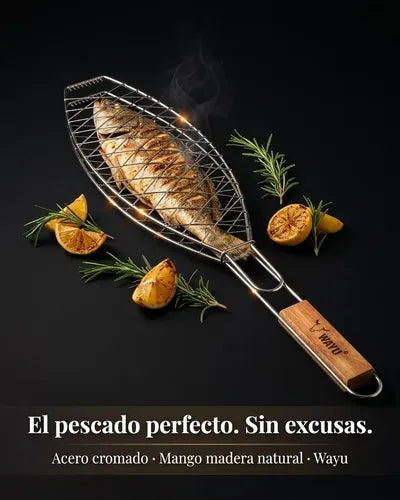 Grill Para Pescado Wayu Cocina Asado Parrilla Bbq