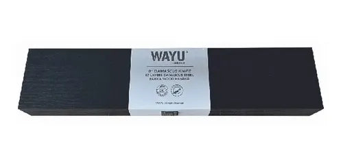 Cuchillo Acero Damasco Black Wayu + Grabado Láser Gratis Chile