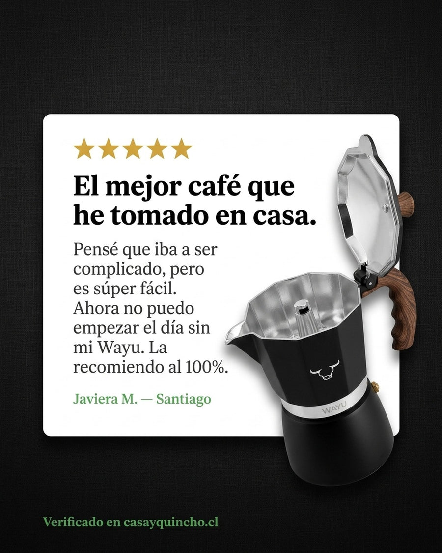 Cafetera Italiana Wayu 450ml