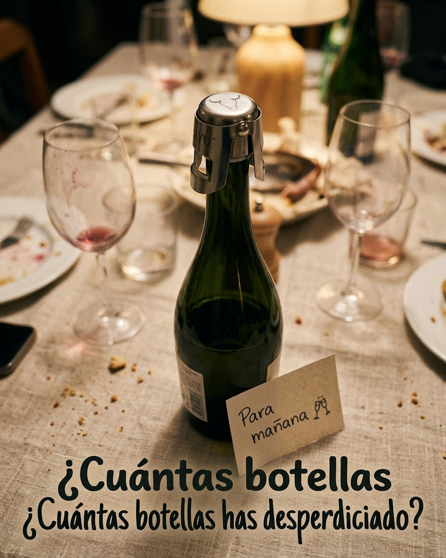 Set Sellador Tapon Espumante Champaña Wayu Tragos Premium