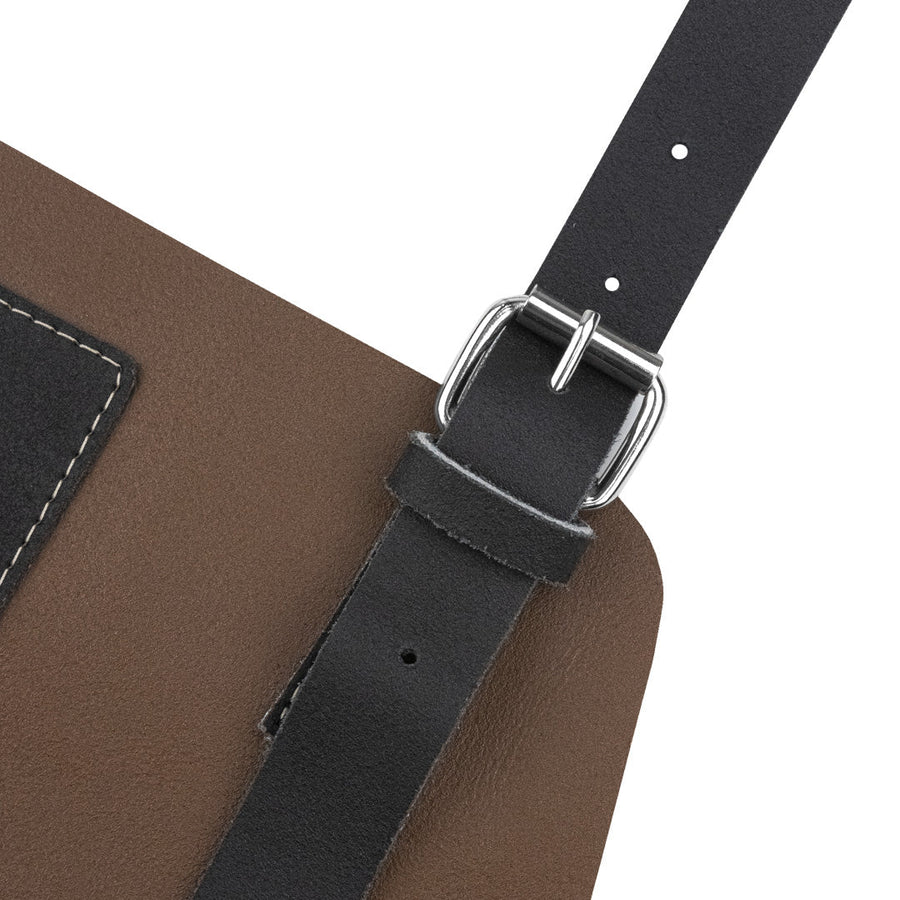 Delantal Pechera Parrillera Master Brown + Grabado Personalizado