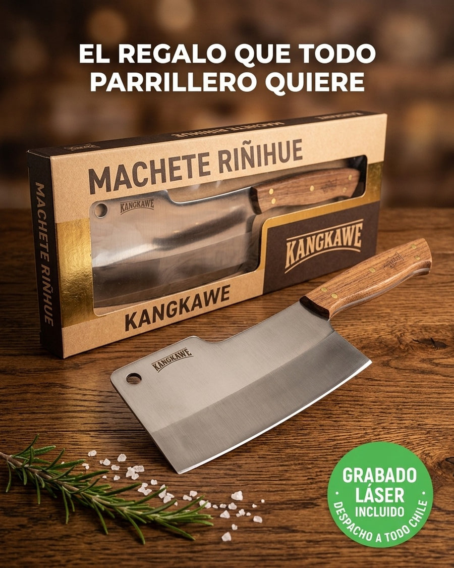 Cuchillo Riñihue Kangkawe 7  Machete + Grabado Personalizado