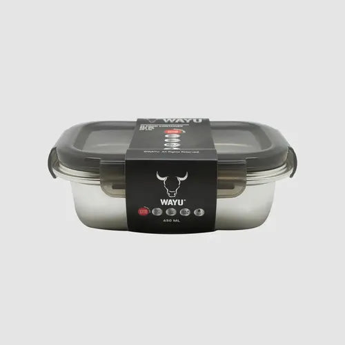 Contenedor Hermético Wayu Acero Microsafe 650ml Premium