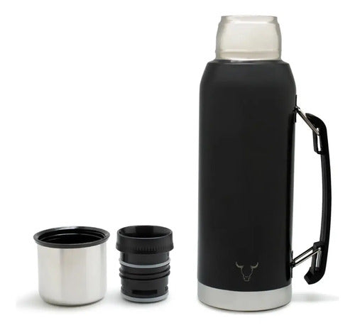 Termo Wayu Premiun De 1 Litro Agua Caliente Libre Bpa Mate + Grabado Personalizado