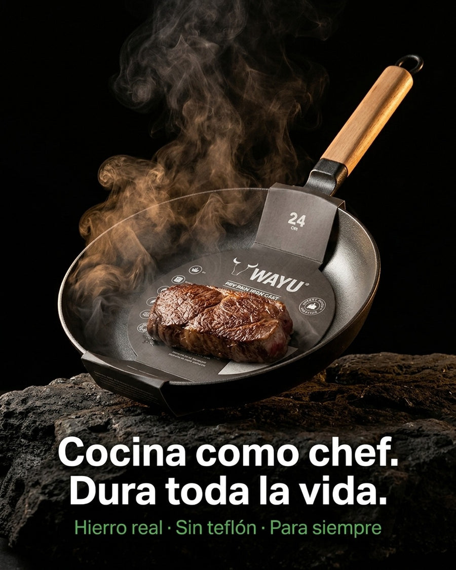 Sartén Wayu 24 Cm Redondo Hierro