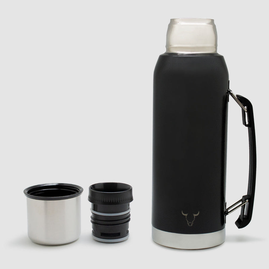 Termo Wayu Premiun De 1 Litro Agua Caliente Libre Bpa Mate + Grabado Personalizado
