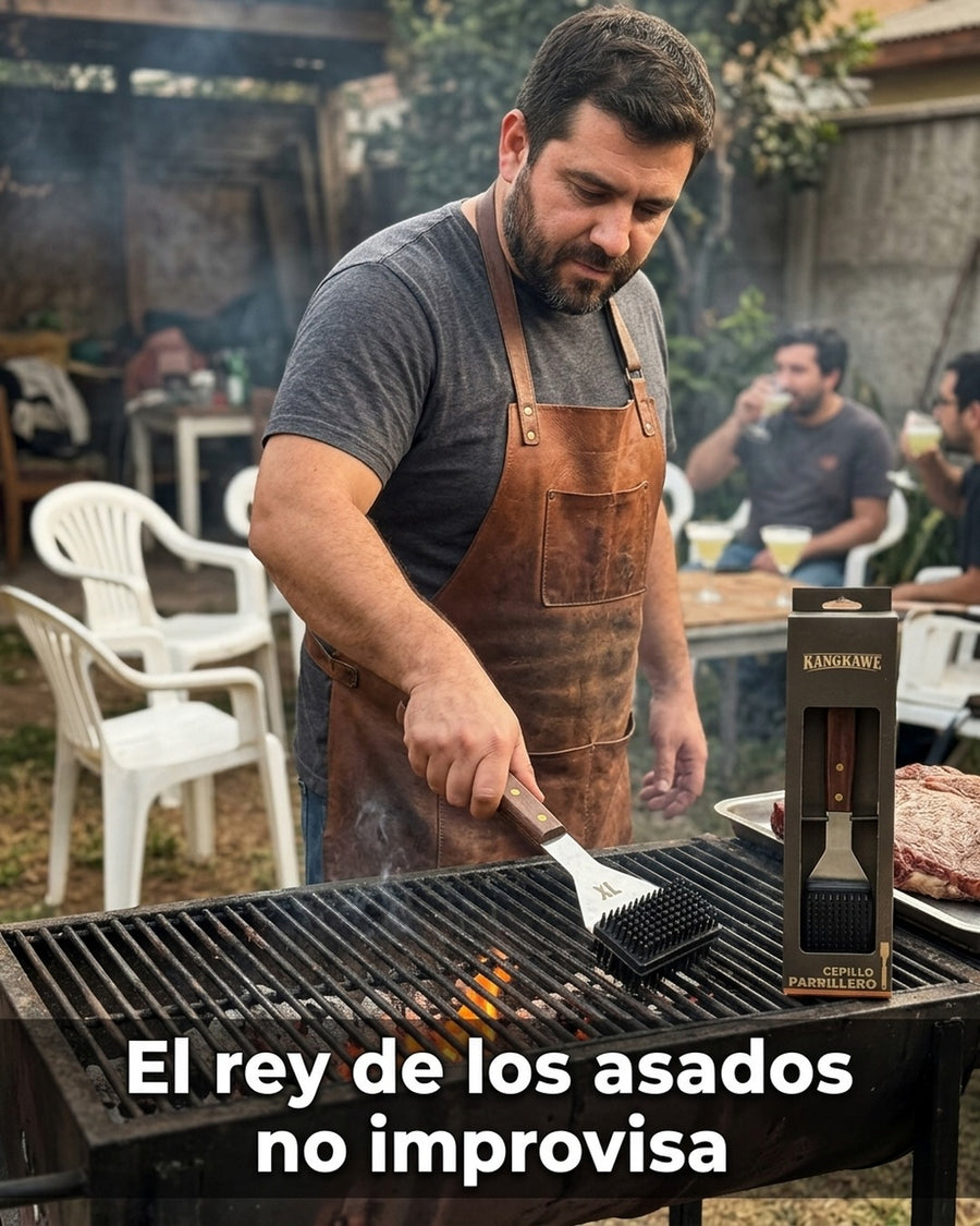 Cepillo Limpia Parrilla Kangkawe Xl Limpiador De Asado