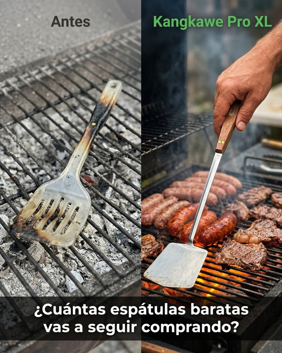 Espátula Parrillera Pro Xl Kangkawe Parrilla Cocina Premium