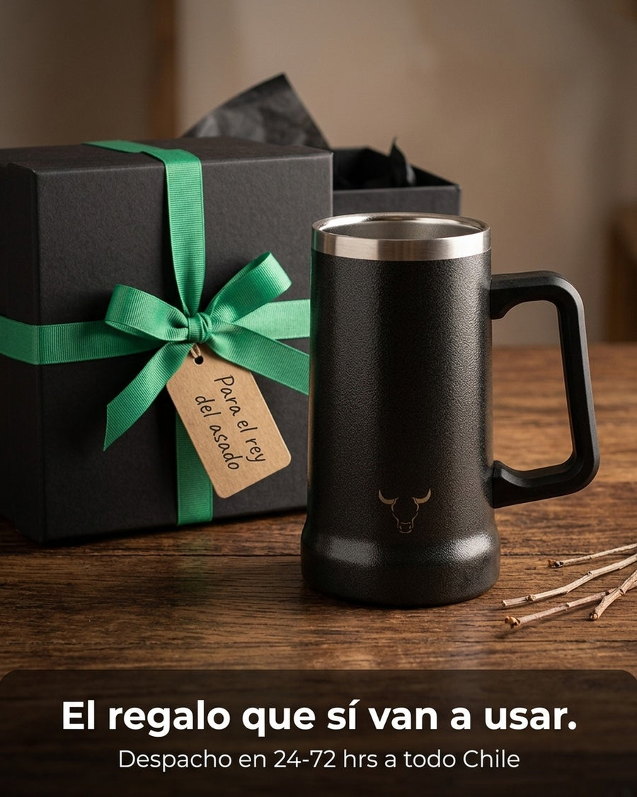 Vaso Acero Inoxidable Wayu 750 Ml Beer Mug Cerveza Bar + Grabado Personalizado