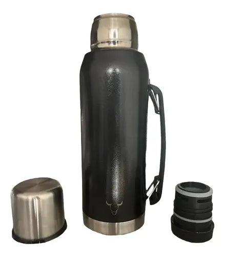 Termo Wayu Premiun De 1 Litro Agua Caliente Libre Bpa Mate + Grabado Personalizado