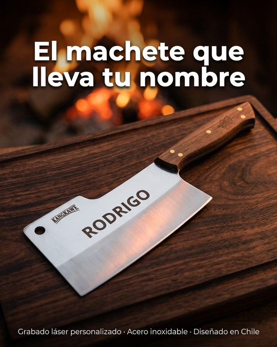 Cuchillo Riñihue Kangkawe 7  Machete + Grabado Personalizado