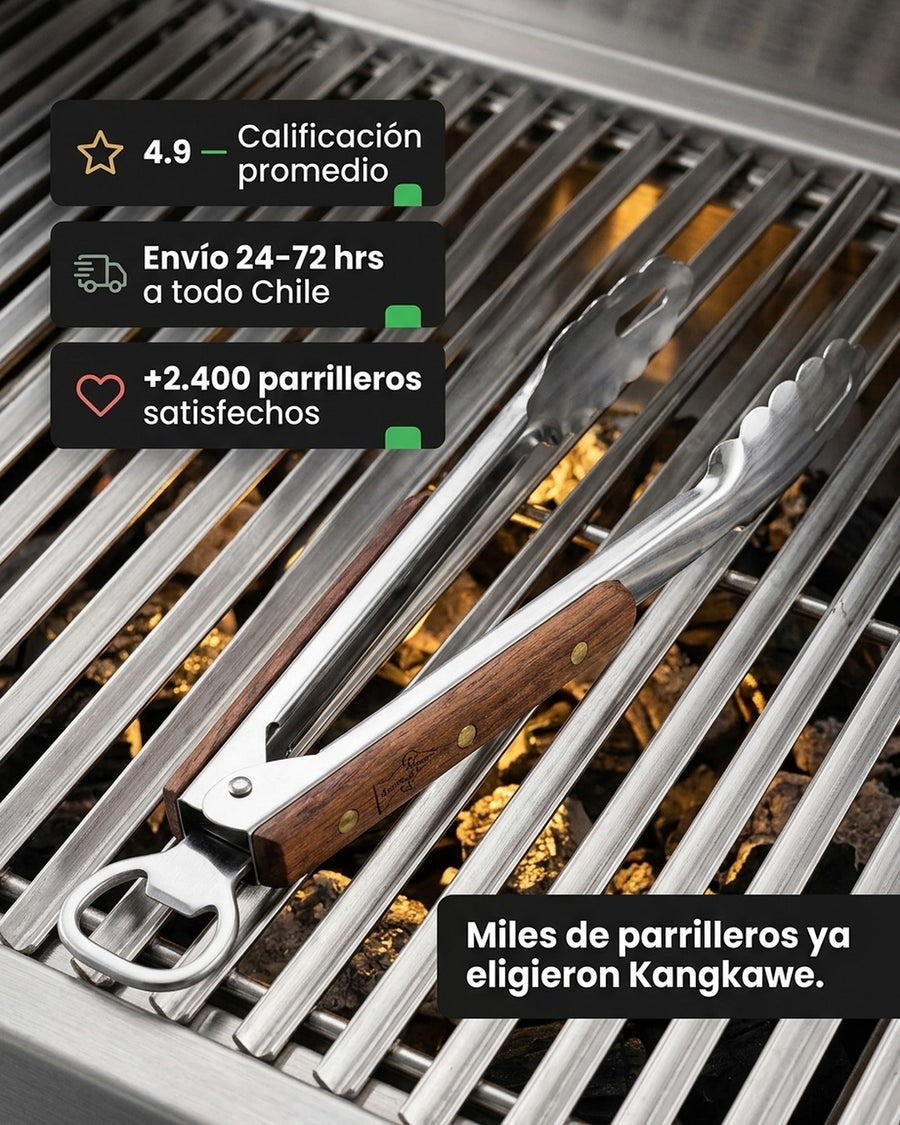 Pinzas Tenazas Premium Inoxidable + Destapador Kangkawe