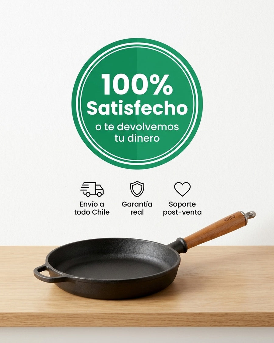 Sarten Hierro Fundido 20cm Wayu Fierro Profesional Cocina