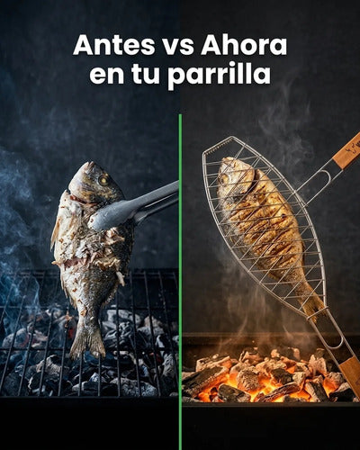 Grill Para Pescado Wayu Cocina Asado Parrilla Bbq