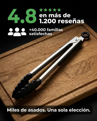 Pinzas Tenazas 30 Cm Cocina Multiuso
