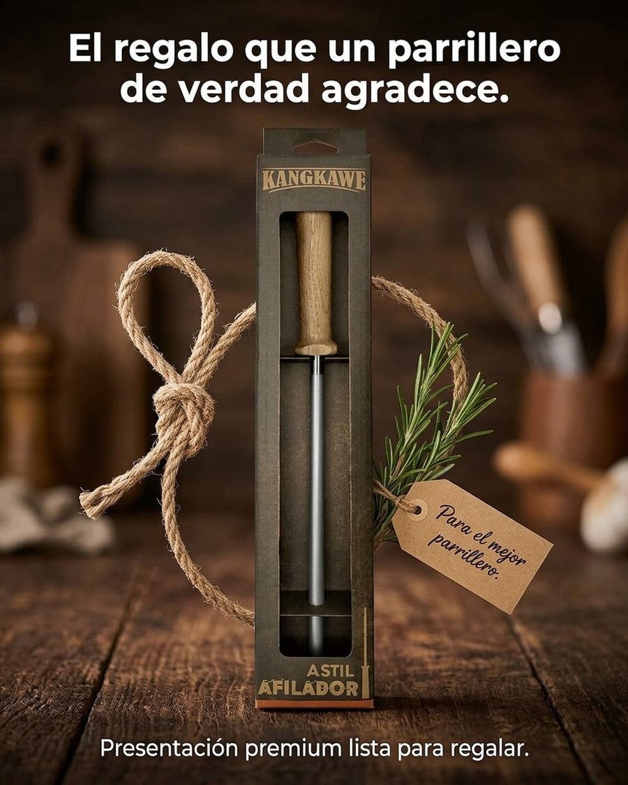 Chaira Astil Kangkawe Afilador De Cuchillos Asado Parrilla