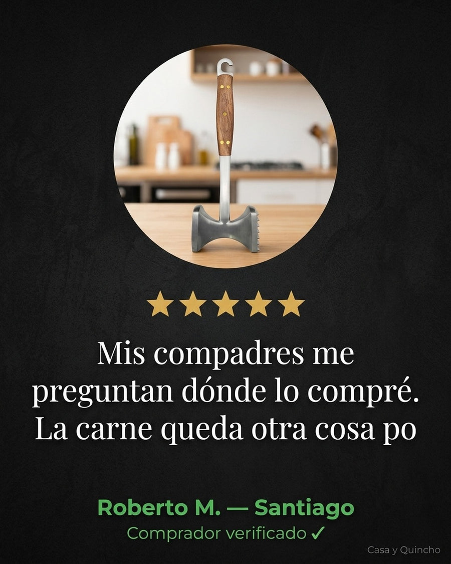 Martillo Ablandador Carne Parrillero Kangkawe