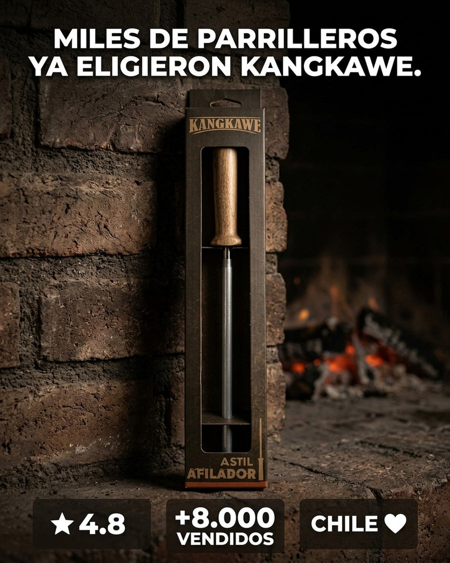 Chaira Astil Kangkawe Afilador De Cuchillos Asado Parrilla
