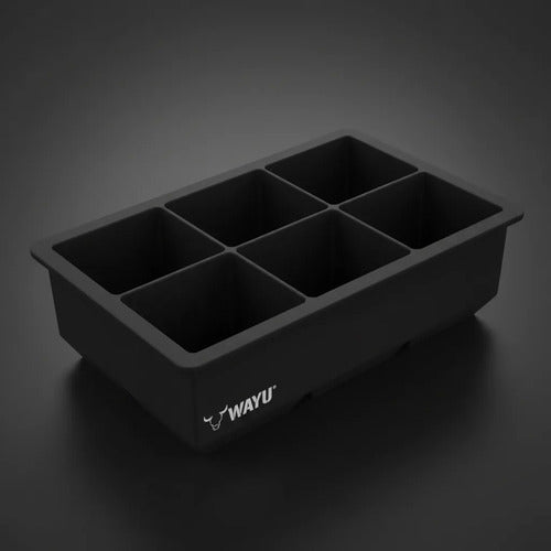 Cubetera 6 Cubos De Hielo Wayu Hielo Grande Premium Tragos