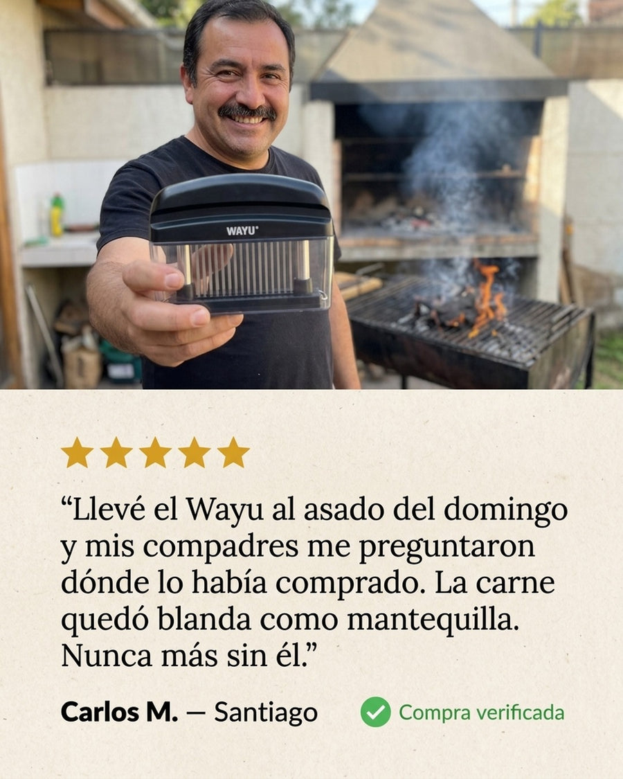 Ablandador De Carne Wayu Premium Asado Cocina Parrilla Bbq