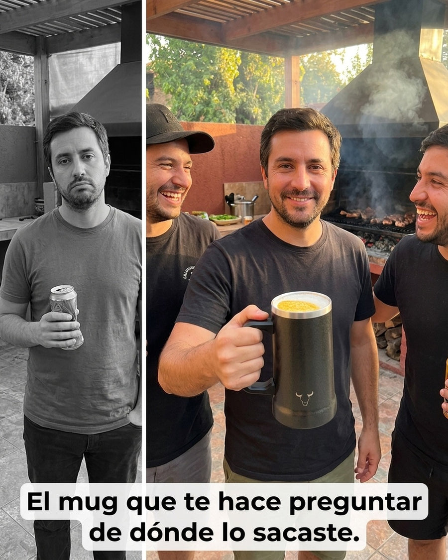 Vaso Acero Inoxidable Wayu 750 Ml Beer Mug Cerveza Bar + Grabado Personalizado