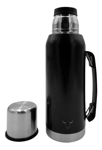 Termo Wayu Premiun De 1 Litro Agua Caliente Libre Bpa Mate + Grabado Personalizado