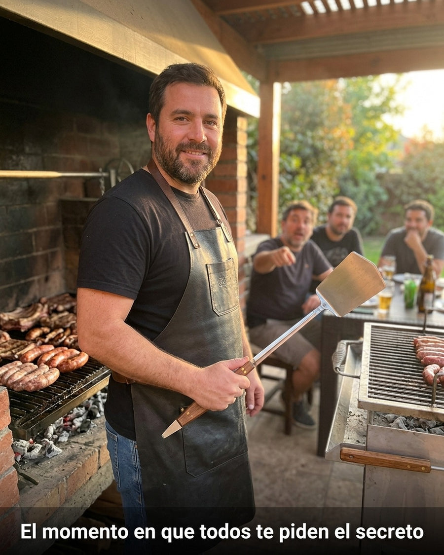 Espátula Parrillera Pro Xl Kangkawe Parrilla Cocina Premium