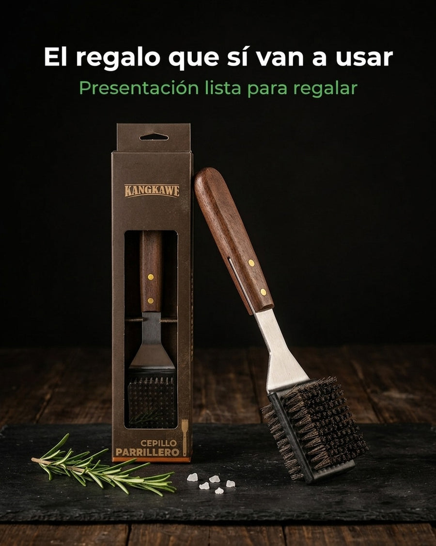 Cepillo Limpia Parrilla Kangkawe Xl Limpiador De Asado