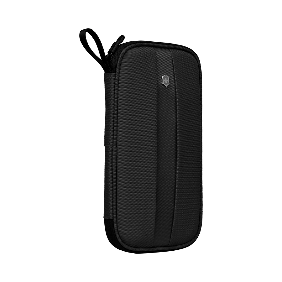Porta Documentos de Viaje Victorinox con Bloqueo Rfid Color Negro 610597