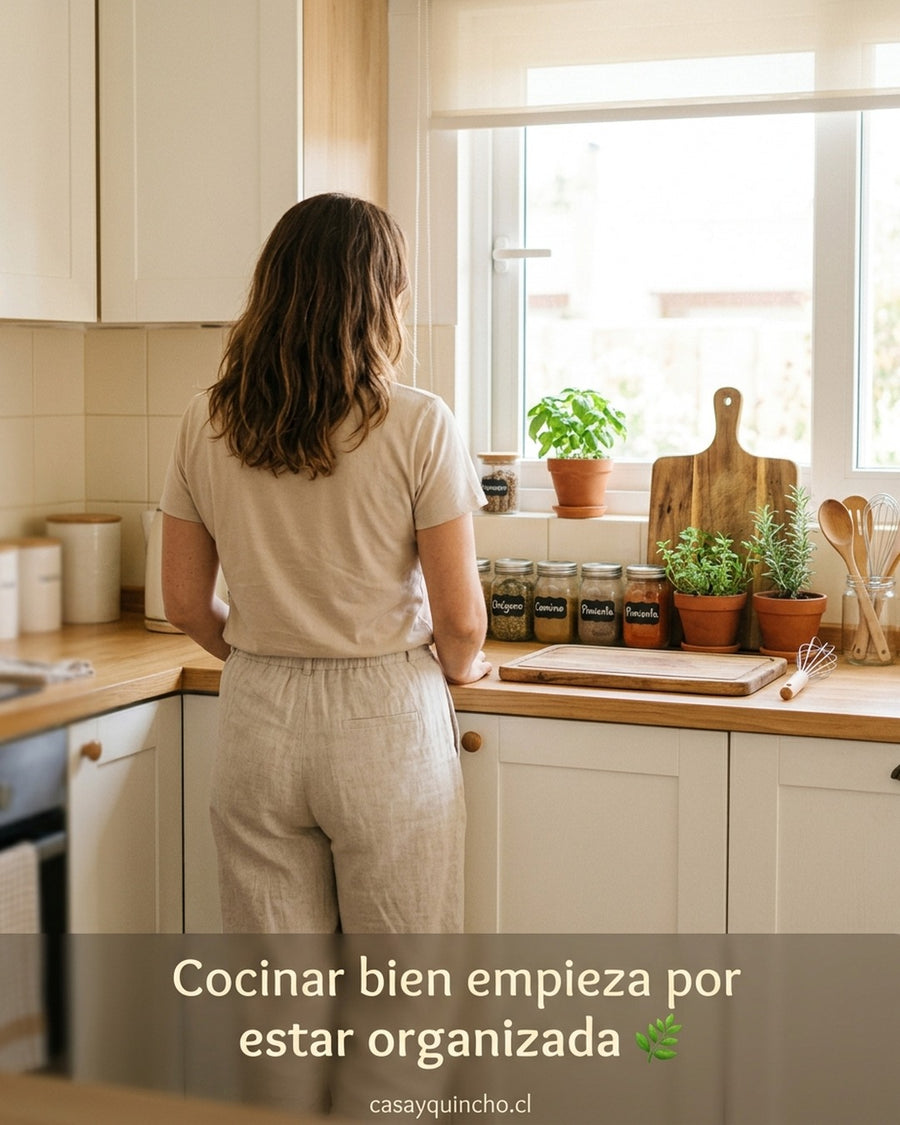 Especiero Condimentero 6 Frascos Cocina Bamboo Wayu Color Transparente