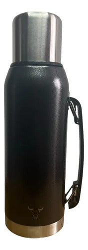 Termo Wayu Premiun De 1 Litro Agua Caliente Libre Bpa Mate + Grabado Personalizado