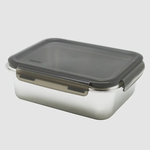 Contenedor Hermético Wayu Acero Microsafe 2.3 Lt Premium
