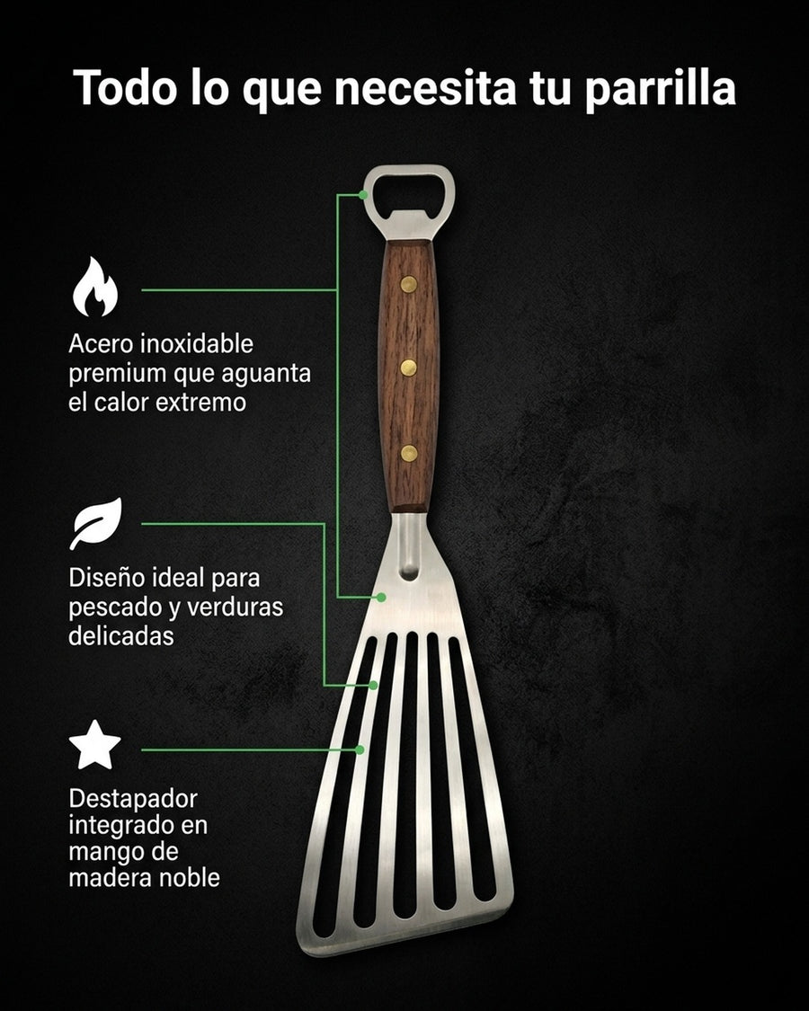 Espátula Pescado Y Verduras Kangkawe Cocina Premium