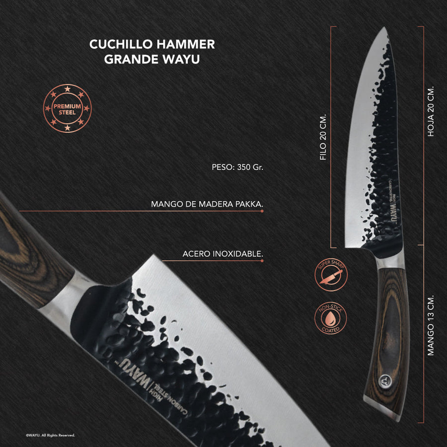 Cuchillo Wayu Hammer L + Grabado Personalizado