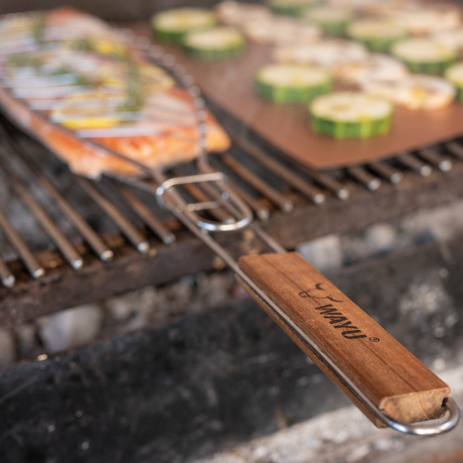 Grill Para Pescado Wayu Cocina Asado Parrilla Bbq