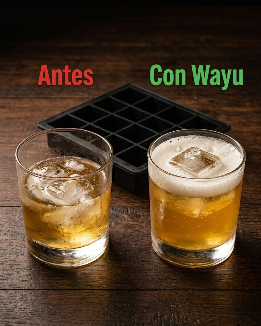 Cubetera 15 Cubos De Hielo Wayu Hielo Grande Premium Tragos