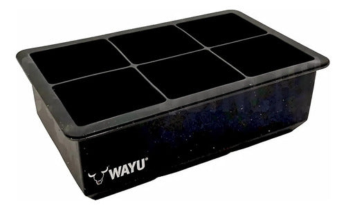 Cubetera 6 Cubos De Hielo Wayu Hielo Grande Premium Tragos